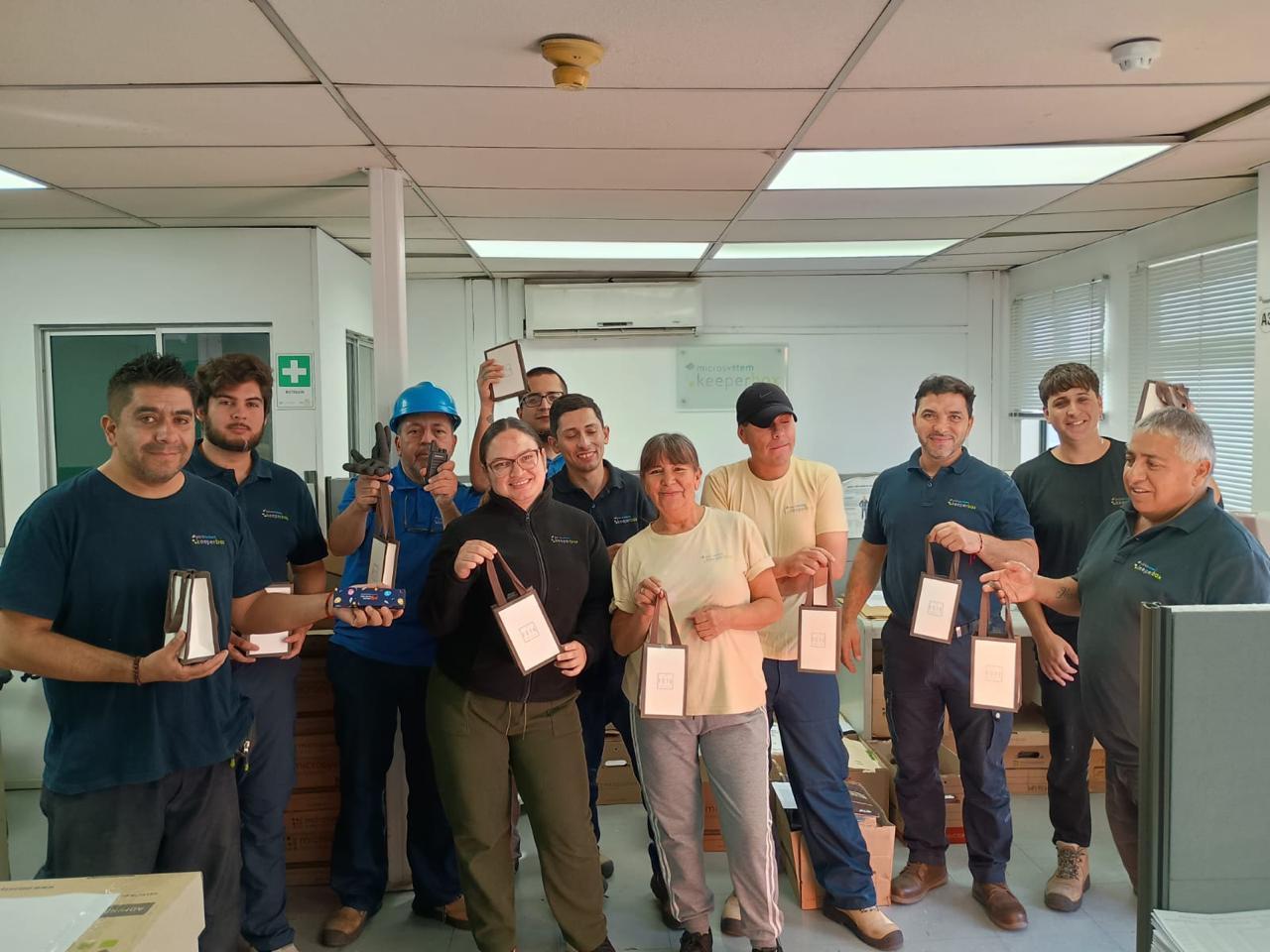 Equipo operativo Microsystem en oficina